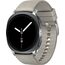 Galaxy Watch 8 | 40 мм | Graphite | Hybrid/Taupe | S/M/L, Тип ремешка : Hybrid, Размер корпуса : 40 мм, Цвет: Graphite, Цвет ремешка: Taupe, Размер ремешка : S/M/L, Подключение часов : Bluetooth / Wi-Fi, изображение 2